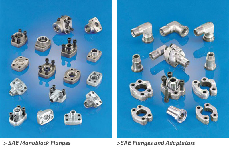 flanges-SAE-monoblock-adaptators